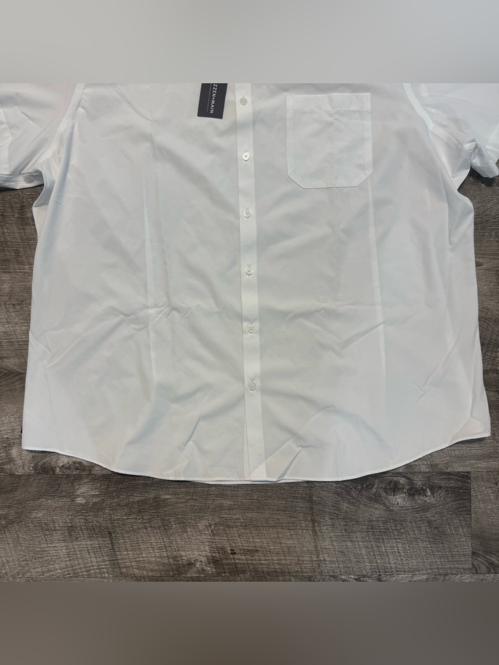 Mizzen+Main NWT Mens Trim Leeward Short Sleeve White Dress Shirt Sz. XXL - Picture 4 of 11